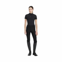 Outlet LeMieux - Baselayer manches courtes enfant Junior Young Rider Classique Noir