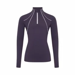 Discount LeMieux - Baselayer manches longues enfant Rider Mia Mesh juniper Violet