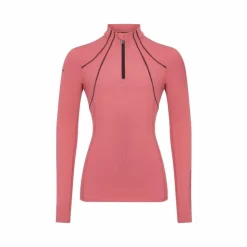Outlet LeMieux - Baselayer manches longues mesh enfant Young Rider cranberry Rose