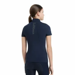 Online LeMieux - Baselayer manches courtes enfant Junior Young Rider Classique Marine