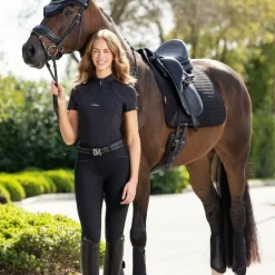 Discount LeMieux - Baselayer manches courtes femme Mia Mesh Noir