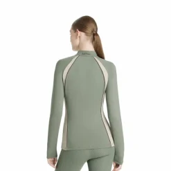 LeMieux - Baselayer manches longues mesh femme Philippa rosemary Vert Hot