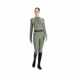 LeMieux - Baselayer manches longues mesh femme Philippa rosemary Vert Hot