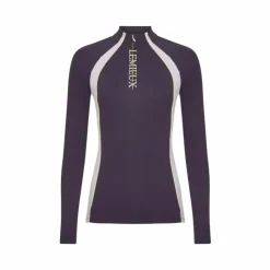 LeMieux - Baselayer manches longues mesh femme Philippa juniper Violet Outlet