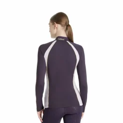 LeMieux - Baselayer manches longues mesh femme Philippa juniper Violet Outlet