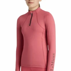 Hot LeMieux - Baselayer manches longues enfant Classique Young Rider cranberry Rose