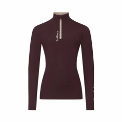 LeMieux - Baselayer manches longues enfant Classique Young Rider damson Bordeaux Best