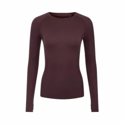LeMieux - Baselayer manches longues femme Britney sans coutures damson Bordeaux Sale