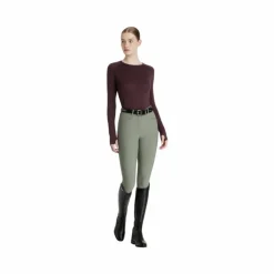 LeMieux - Baselayer manches longues femme Britney sans coutures damson Bordeaux Sale