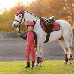 LeMieux - Baselayer manches longues enfant Mini cranberry Rose Outlet