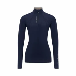 LeMieux - Baselayer manches longues enfant Junior Young Rider Classique Marine
