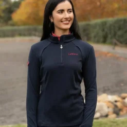 LeMieux - Baselayer polaire à col zippé femme Frances Marine Sale