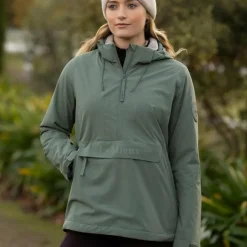 LeMieux - Blouson imperméable demi-zippé Phoebe femme rosemary Vert New