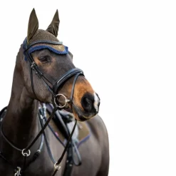 Discount LeMieux - Bonnet anti-mouches Classic Alpine kaki/ marron Vert