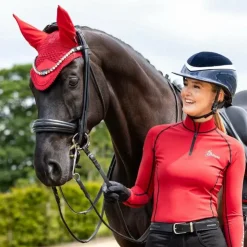 Clearance LeMieux - Bonnet anti-mouches Loire chilli Rouge