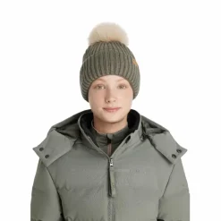 LeMieux - Bonnet femme côtelé Clara rosemary Vert Sale