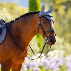 Online LeMieux - Bonnet pour chevaux anti-mouches Classic jay Bleu