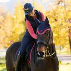 Sale LeMieux - Bonnet pour chevaux anti-mouches Loire / cranberry Marine
