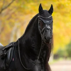 LeMieux - Bonnet pour chevaux anti-mouches Essence Noir Best