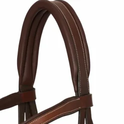 Sale LeMieux - Bridon muserolle croisée Arika havane/ argent Marron