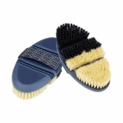 Best LeMieux - Brosse dur Flexi Half & Half Marine