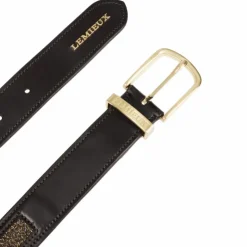 LeMieux - Ceinture Crystal Insert Marron