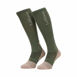 LeMieux - Chaussettes d'équitation Performance rosemary Vert New