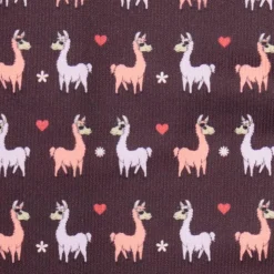 LeMieux - Chaussettes d'équitation Footsie Llamas damson Bordeaux Hot