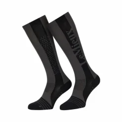 LeMieux - Chaussettes d'équitation Performance Silicone graphite Gris Online
