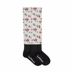 LeMieux - Chaussettes d'équitation Footsie Xmas Robins almond Beige Hot