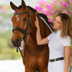 LeMieux - Chemise manches courtes femme Olivia Blanc
