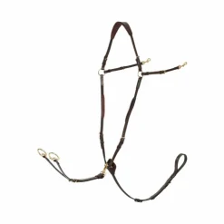 Sale LeMieux - Collier de chasse D-Ring Attachment / laiton Marron