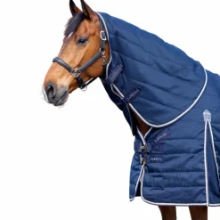 Clearance LeMieux - Couvre-cou pour chevaux d’écurie Kudos 200g Marine