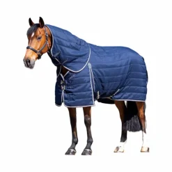 Clearance LeMieux - Couvre-cou pour chevaux d’écurie Kudos 200g Marine