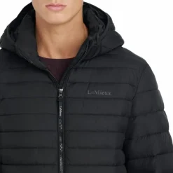 LeMieux - Doudoune à capuche homme Noir New