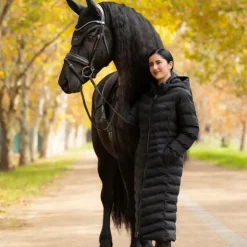 LeMieux - Doudoune matelassée imperméable longue femme Hayley e Noir