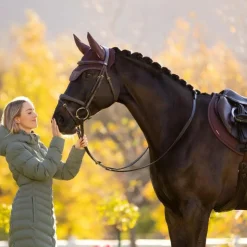 LeMieux - Doudoune matelassée imperméable longue femme Hayley rosemary Vert Best
