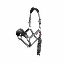 LeMieux - Ensemble licol + longe Vogue / noir Gris