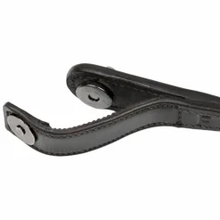 New LeMieux - Frontal Classique en cuir noir Diamante Rosé Rose