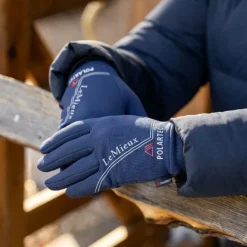 LeMieux - Gants d'équitation Polartec Marine Outlet