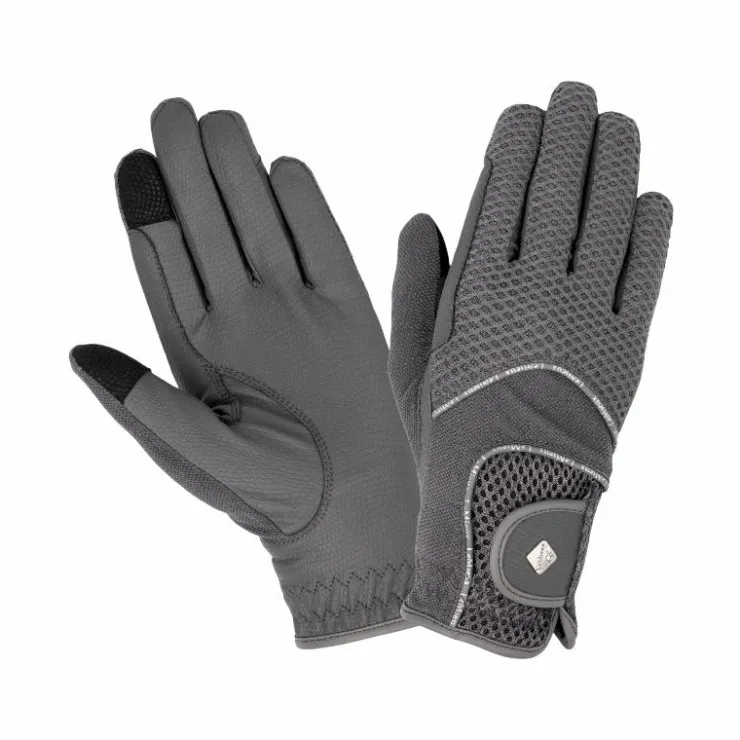 LeMieux - Gants d'équitation 3D Mesh Gris Clearance