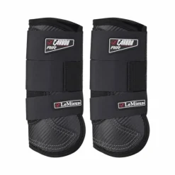 Sale LeMieux - Guêtres de cross Carbon Air x2 Noir