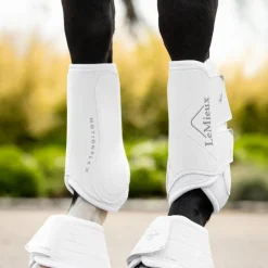 LeMieux - Guêtres fermées de dressage Motionflex Blanc Outlet