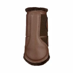 LeMieux - Guêtres fermées Fleece Lined (x2) Marron Outlet