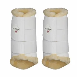 Best LeMieux - Guêtres fermées Fleece Lined (x2) Blanc
