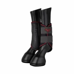 LeMieux - Guêtres fermées Grafter Cinder gris/ bordeaux Noir Outlet