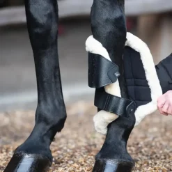 LeMieux - Guêtres fermées souples Mesh Fleece Edged / naturel Noir Online