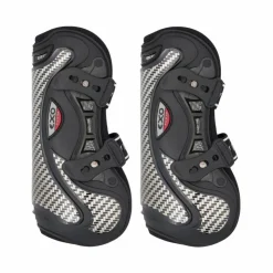 LeMieux - Guêtres ouvertes Exo-Flex / argent Noir New