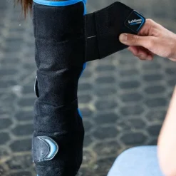 LeMieux - Guêtres refroidissantes arrière Freeze Flow Ice Noir Clearance