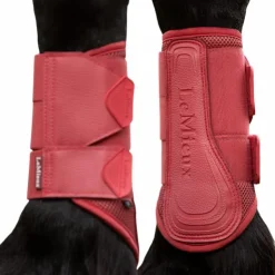 LeMieux - Guêtres souples Mesh Arika cranberry Rose